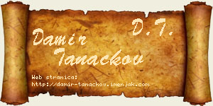 Damir Tanackov vizit kartica